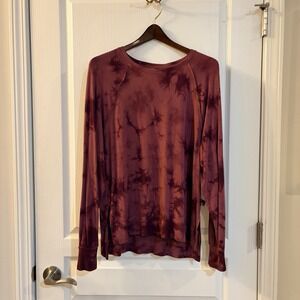 Joy Lab Tie Dye Pink Mauve Sweatshirt Medium